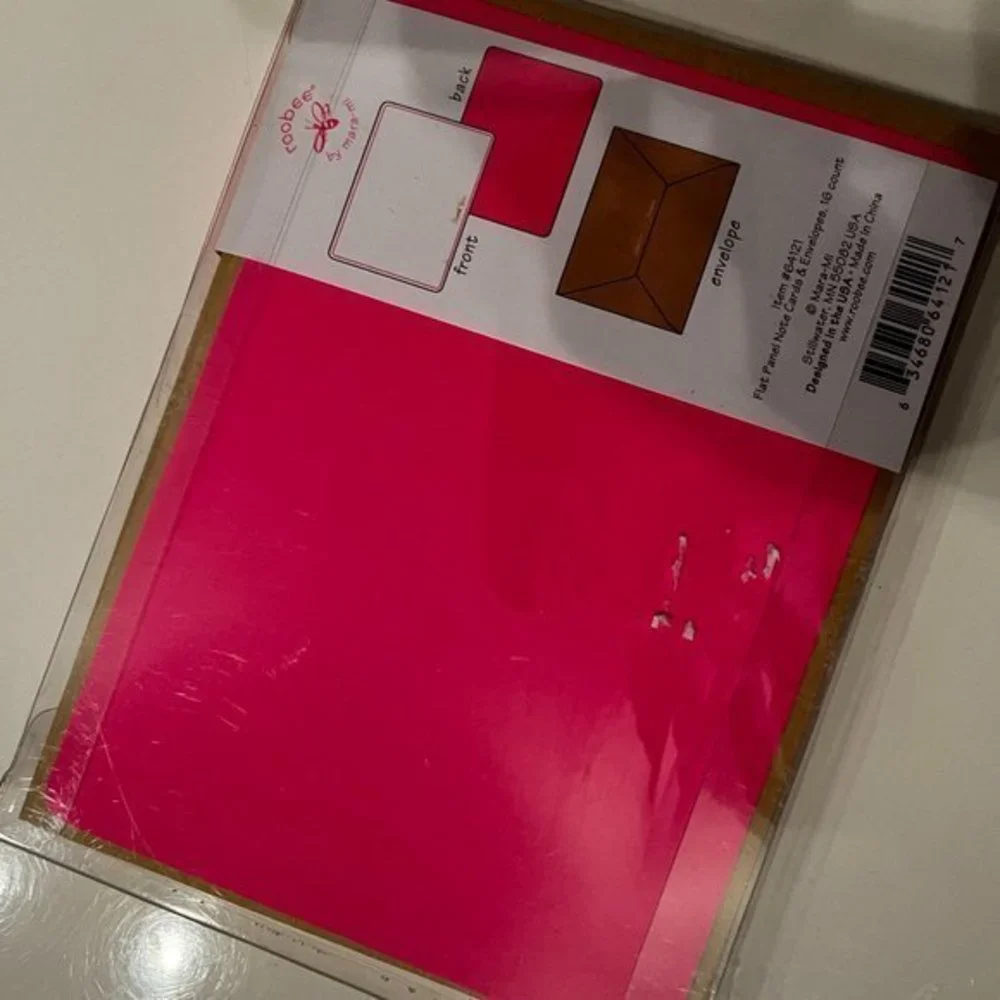 Thank You Cards & Envelopes‎ by Roobee (16 cards) h/cards/specific occasions